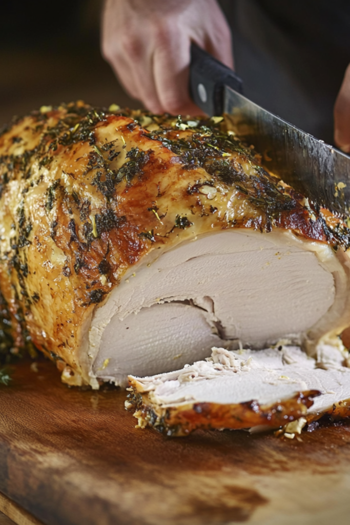 Roast Turkey with Lemon, Parsley & Garlic