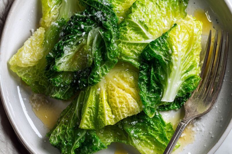 Gordon Ramsay Buttered Savoy Cabbage Recipe