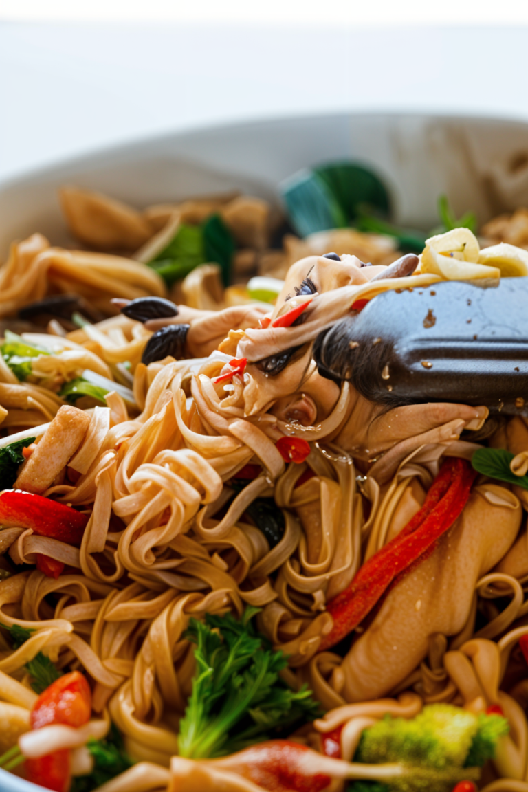Gordon Ramsay Chicken Broccoli Rice Noodles Recipe - Chef Ramsay Recipes