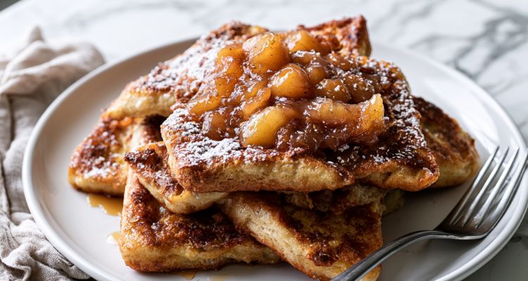 Gordon Ramsay Eggy Bread With Apples Recipe