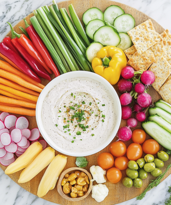 Caramelized Onion Everything Dip