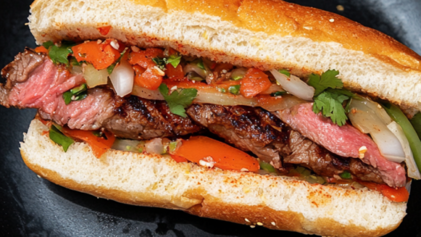 Puerto Rican Style Steak Sandwich from Ramsay Around The World