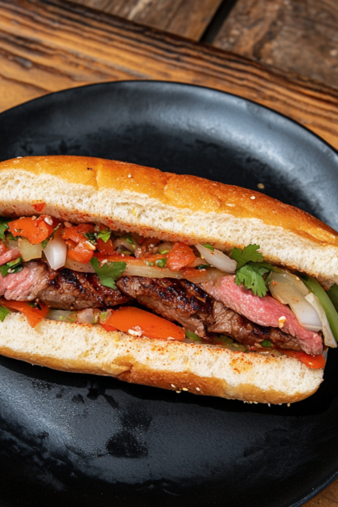 Puerto Rican Style Steak Sandwich from Ramsay Around The World