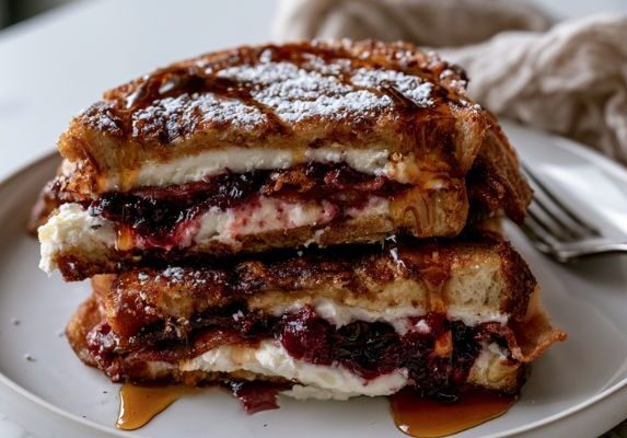 Gordon Ramsay Michigan French Toast Sandwich