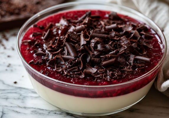 Gordon Ramsay Vanilla Panna Cotta with Pomegranate Glaze