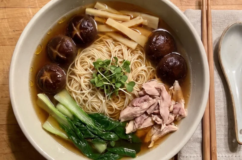 Gordon Ramsay's Chicken and Shiitake Noodle Soup
