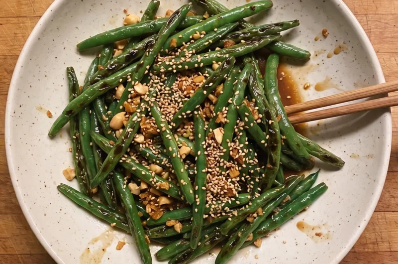 Gordon Ramsay's Green Beans with Chili Peanut Dressing